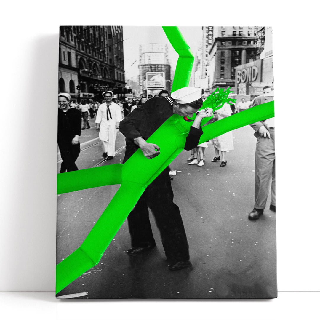 Inflatable Tube Man - Canvas Print Wall Art