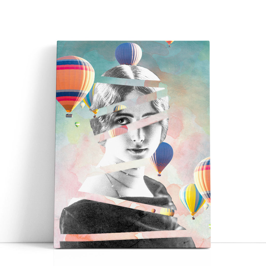 Cleo De Merode Baloons - Canvas Print Wall Art
