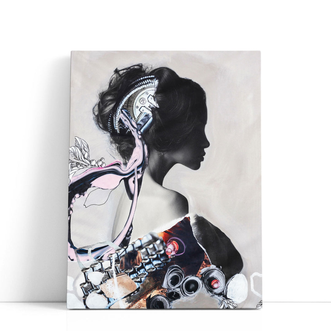Pink Fluence 1 - Canvas Print Wall Art