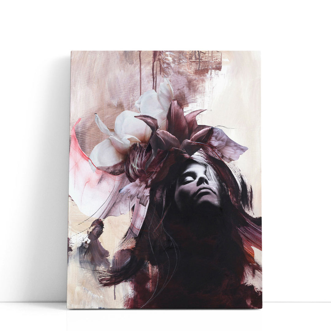 Imperfection Red - Canvas Print Wall Art