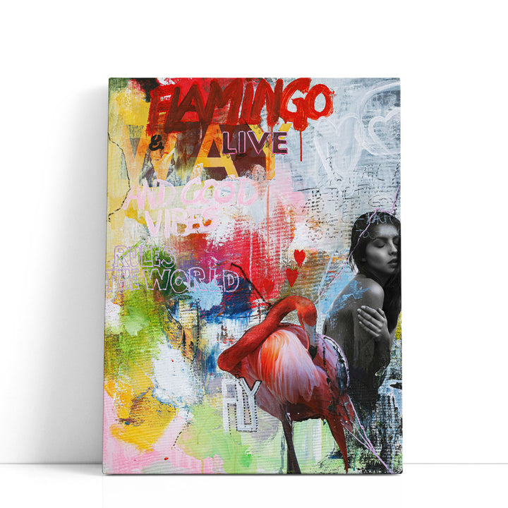Flamingo - Canvas Print Wall Art