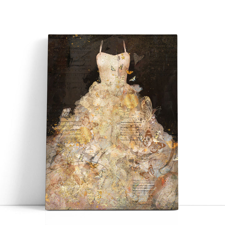 Butterfly Dress - Canvas Print Wall Art