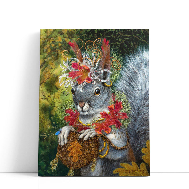 The Squirrelas Dream - Canvas Print Wall Art