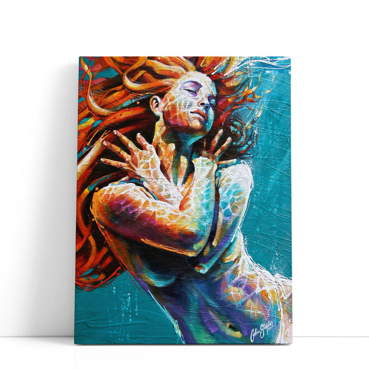 Floating in Color - Canvas Print Wall Art