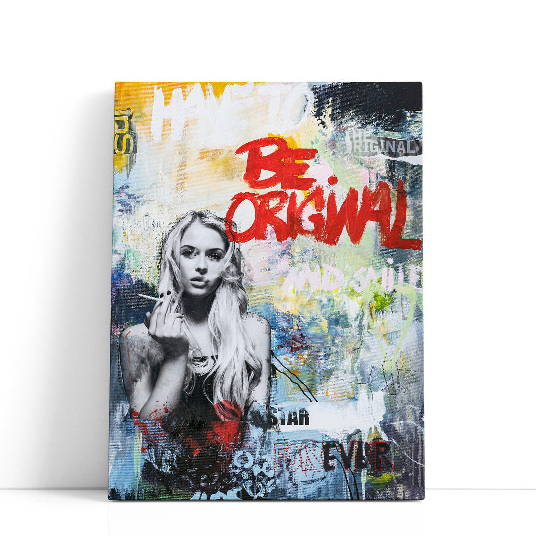 Be Original - Canvas Print Wall Art