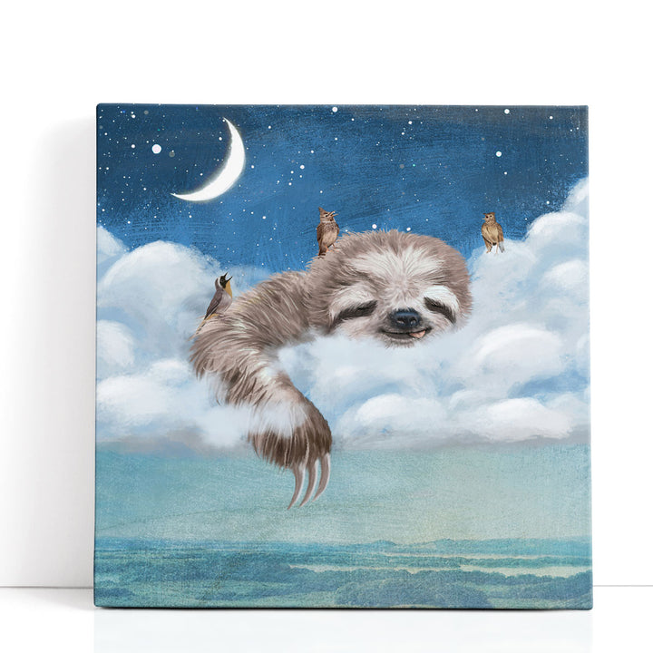 A Sloth's Dream - Canvas Print Wall Art