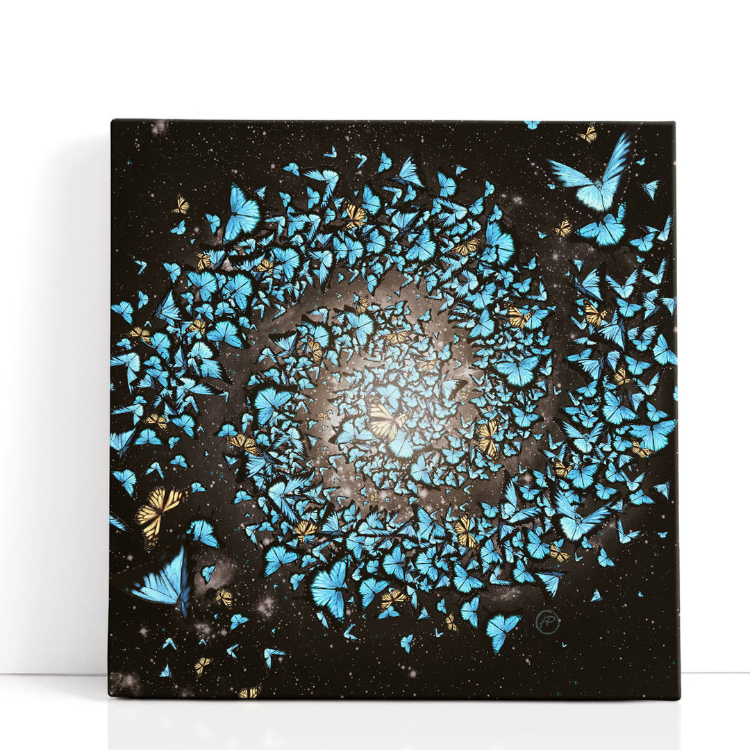 Butterfly Galaxy - Canvas Print Wall Art