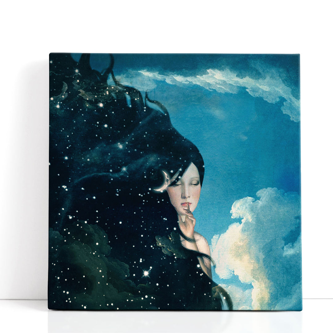 Lady Night - Canvas Print Wall Art