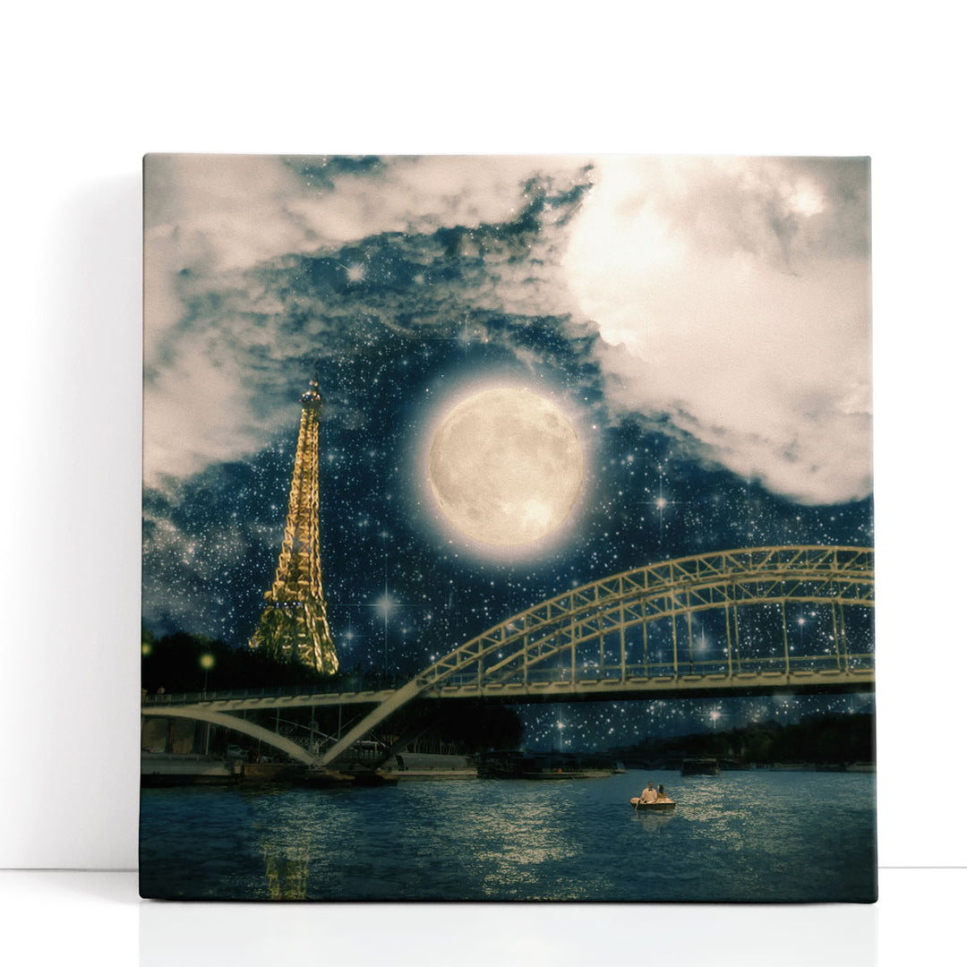 One Starry Night in Paris - Canvas Print Wall Art