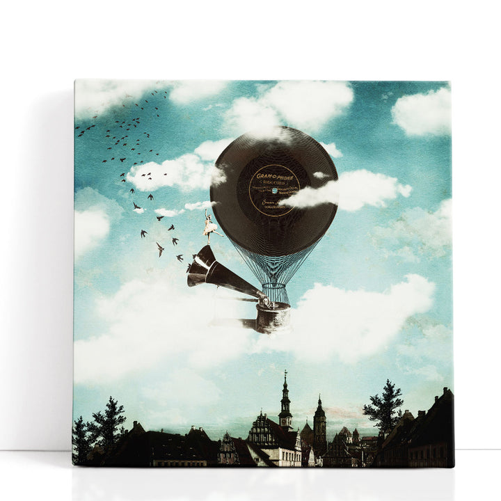 The Traveling Ballerina - Canvas Print Wall Art
