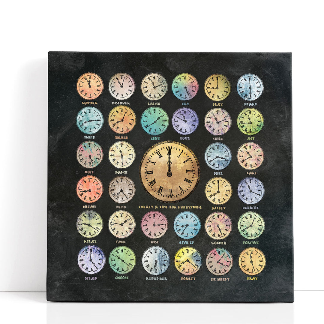 There is a Time for Everything - Canvas Print Wall Art