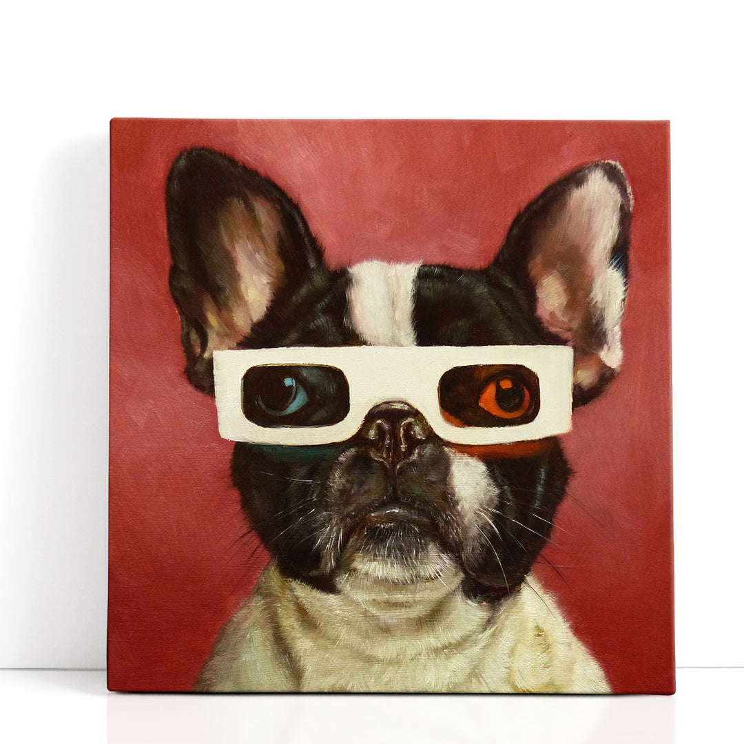 3D Dog - Canvas Print Wall Art