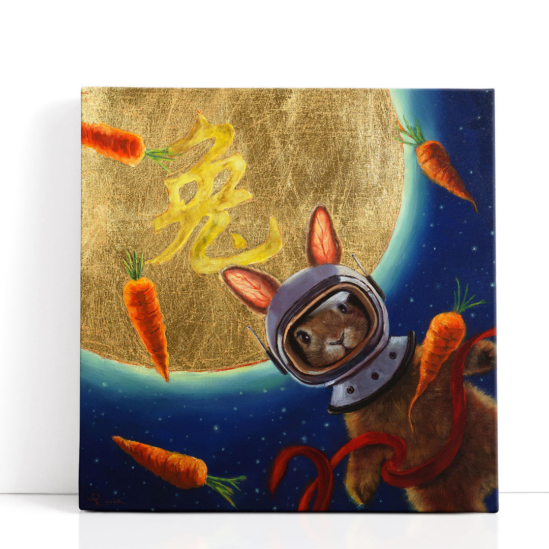 Journey to the Moon - Canvas Print Wall Art