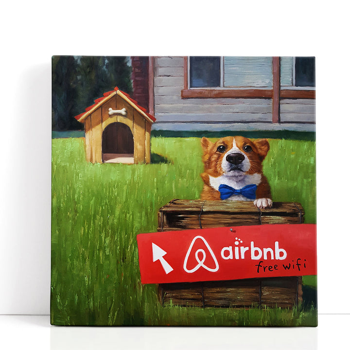 K9 BNB - Canvas Print Wall Art