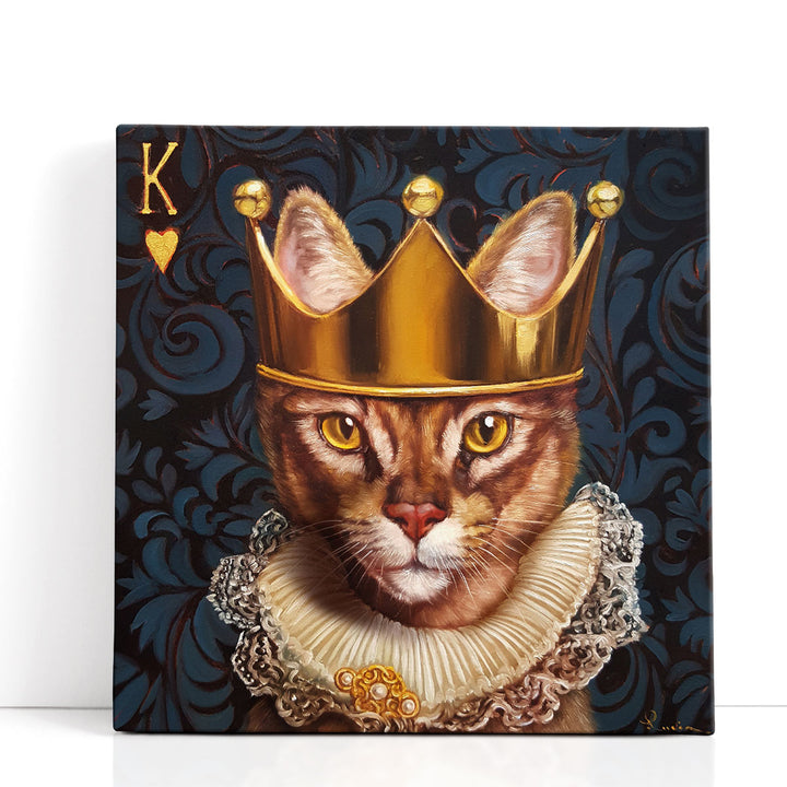 King of Hearts - Canvas Print Wall Art