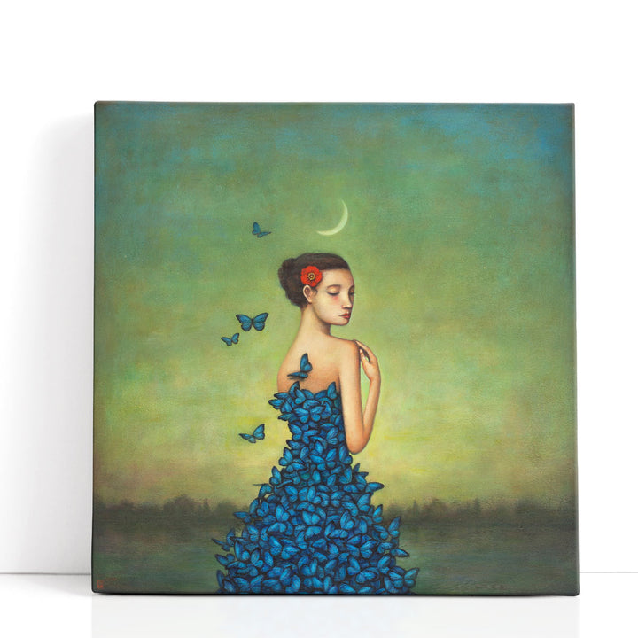 Metamorphosis in Blue- Canvas Print Wall Art