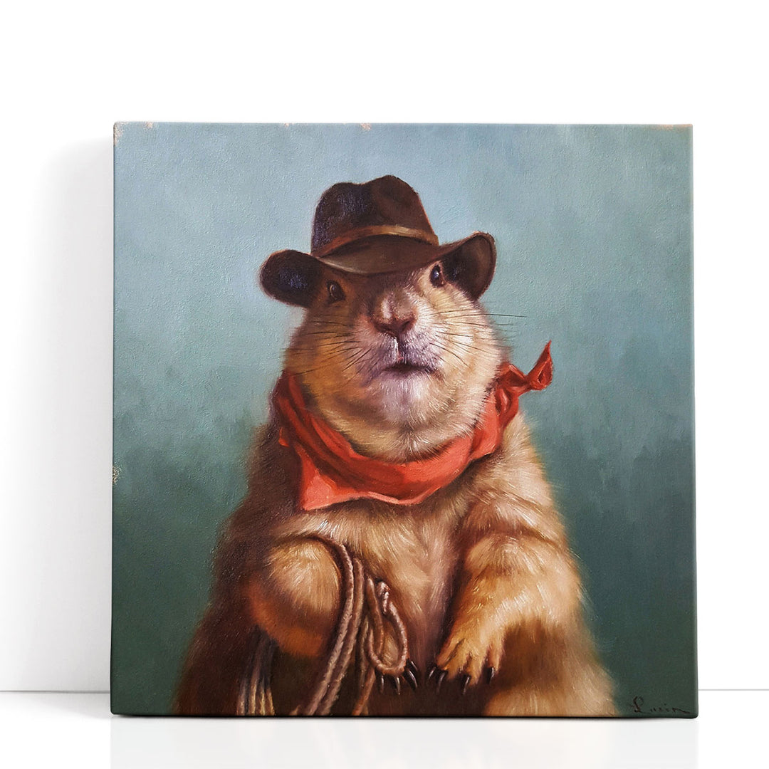 Underground Cowboy - Canvas Print Wall Art