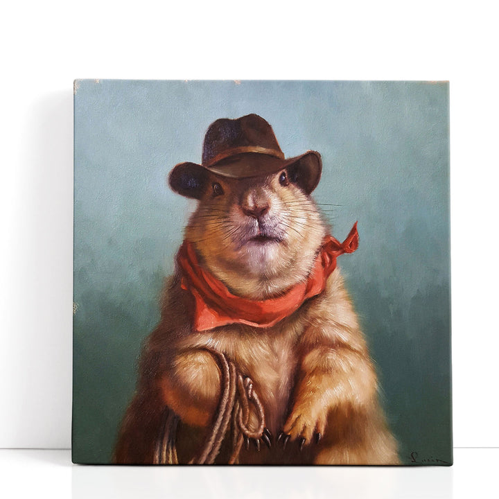 Underground Cowboy - Canvas Print Wall Art