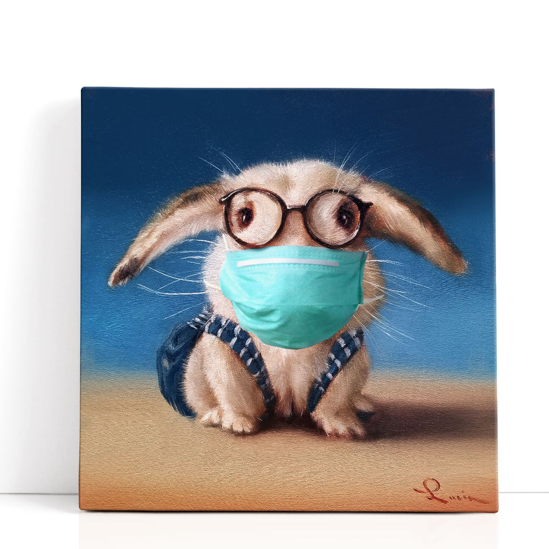 Back To School - Mask - Canvas Print Wall Art