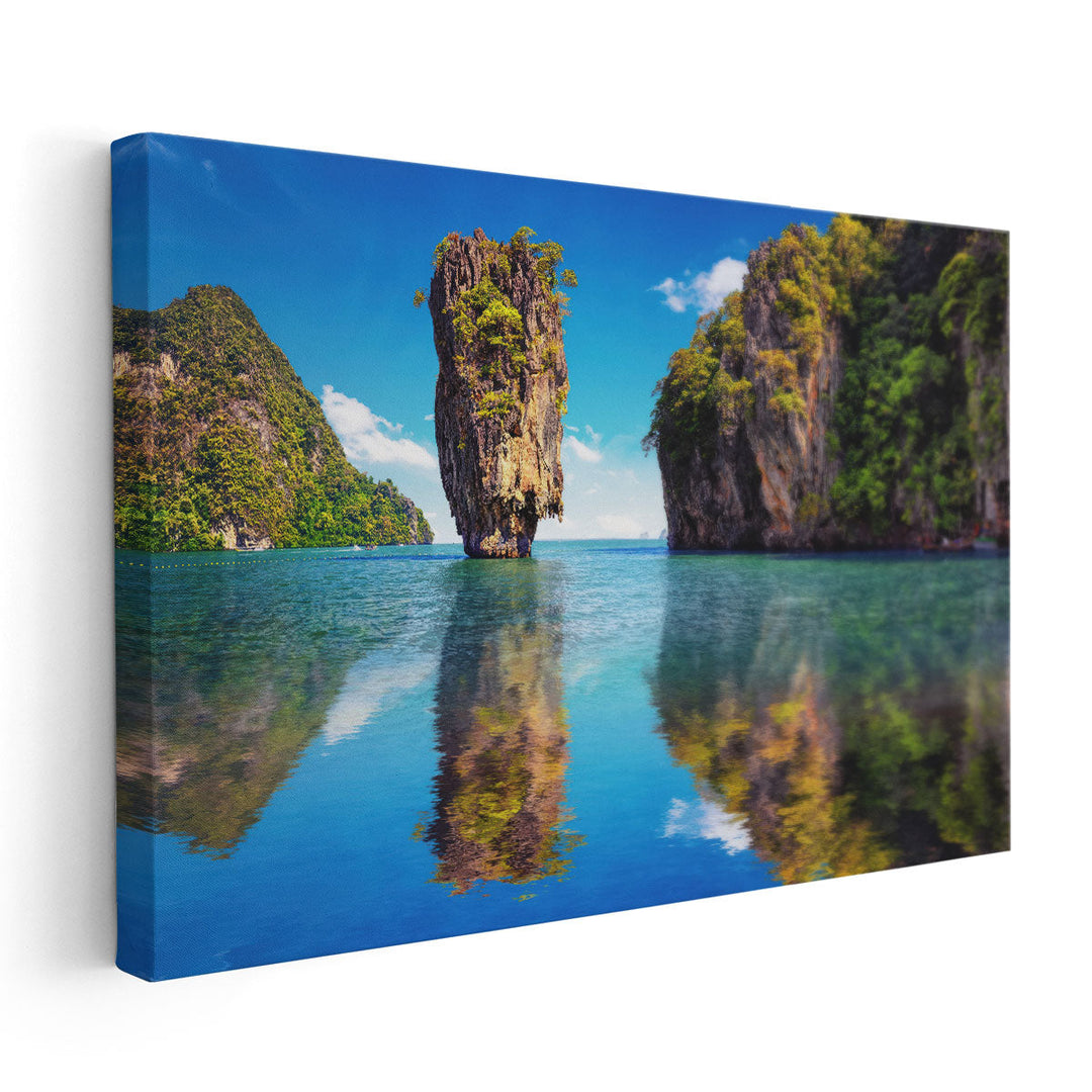 Landscape of an Island in Phuket, Thailand - Canvas Print Wall Art