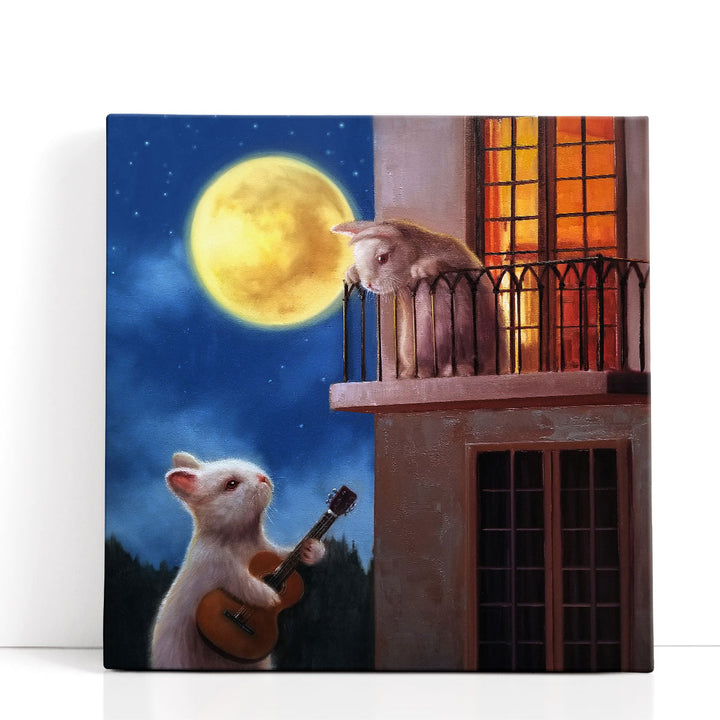 Moonlight Serenade - Canvas Print Wall Art