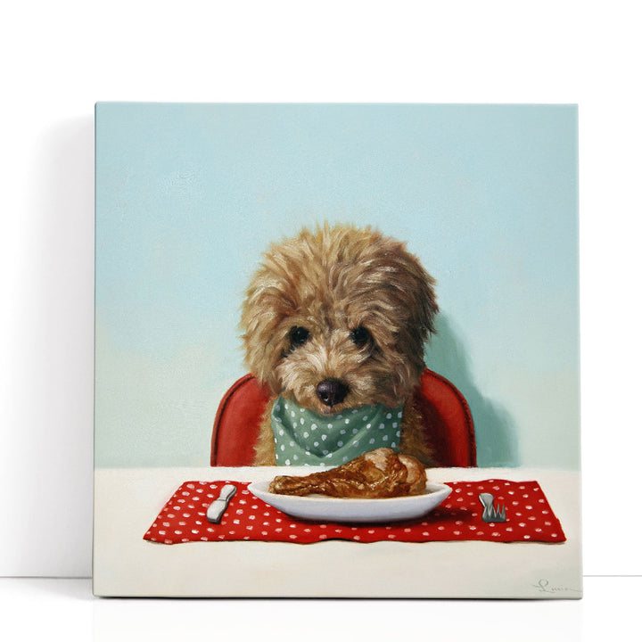 Puppy Chow - Canvas Print Wall Art