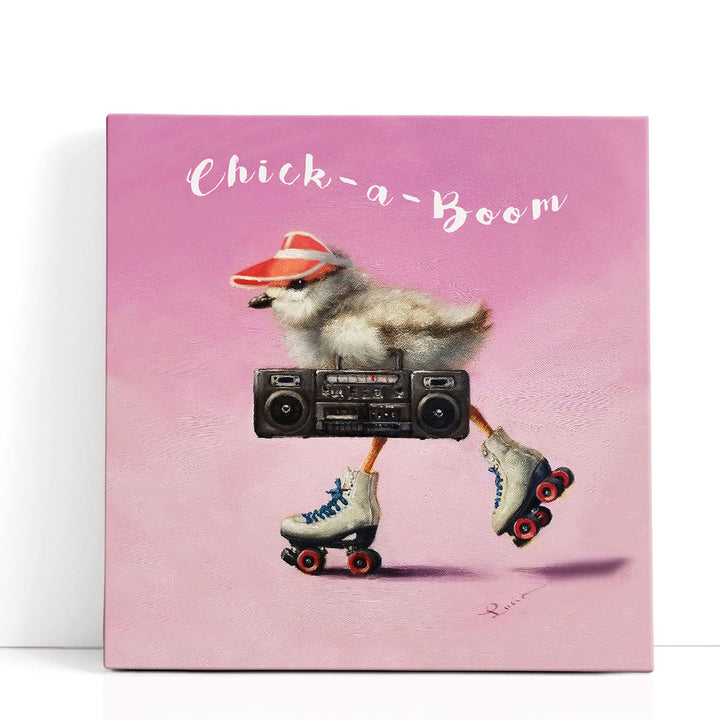 Roller Chick - Canvas Print Wall Art