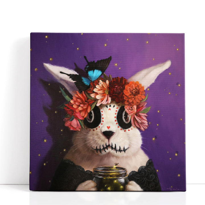 The Firefly Keeper - Canvas Print Wall Art