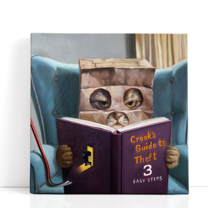Cat Burglar - Canvas Print Wall Art