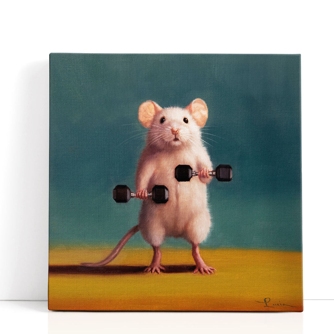 Gym Rat Biceps - Canvas Print Wall Art