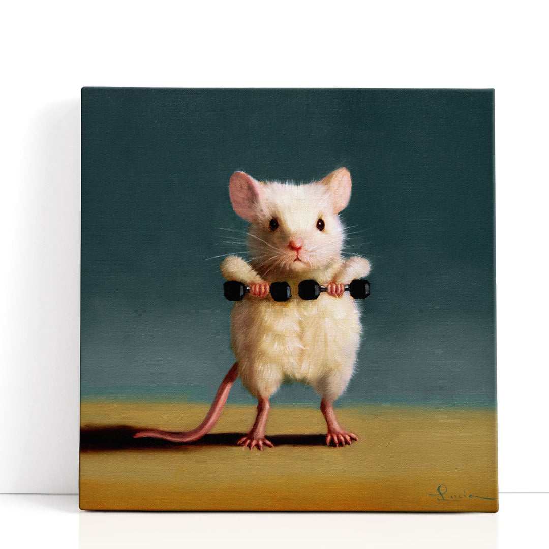 Gym Rat Upright Row - Canvas Print Wall Art