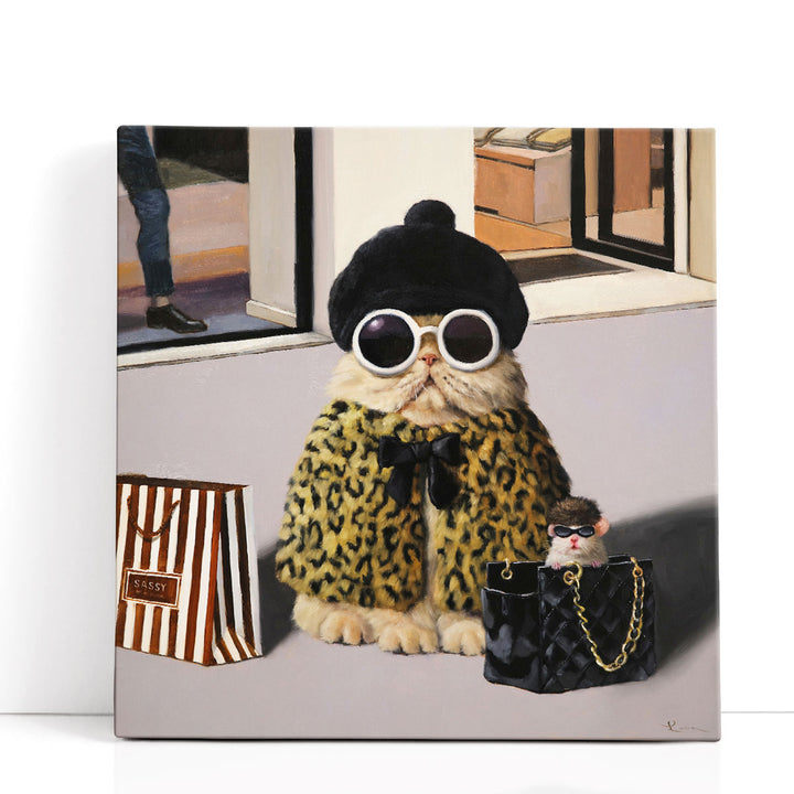Retail Therapy - Canvas Print Wall Art