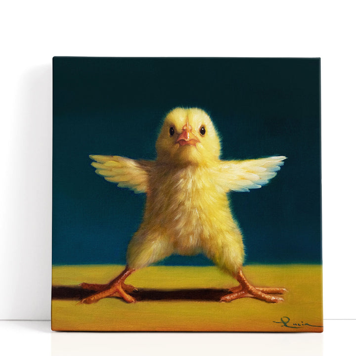 Yoga Chick Star - Canvas Print Wall Art
