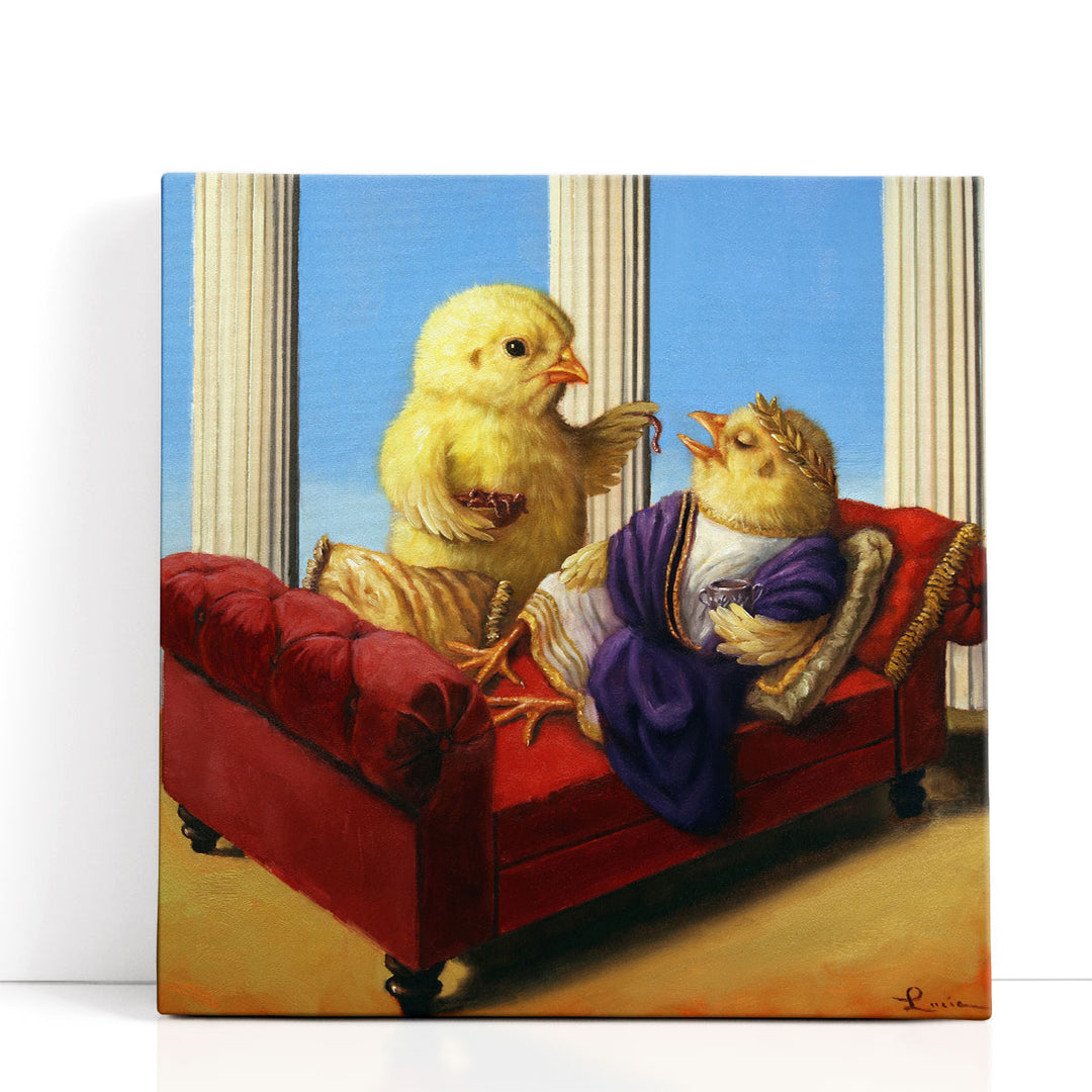 Emperor's Lunch - Canvas Print Wall Art