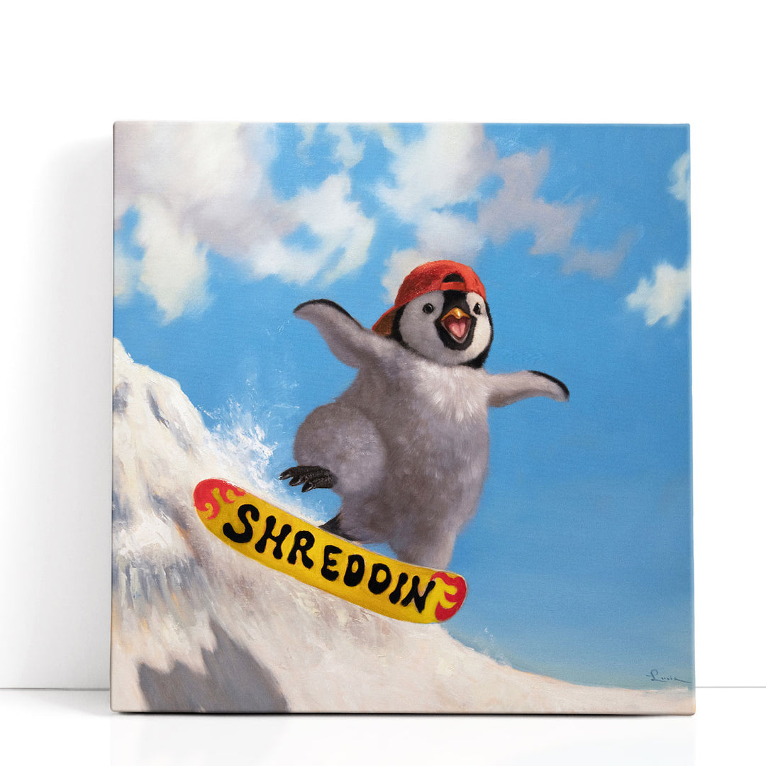 Crest Rider - Canvas Print Wall Art