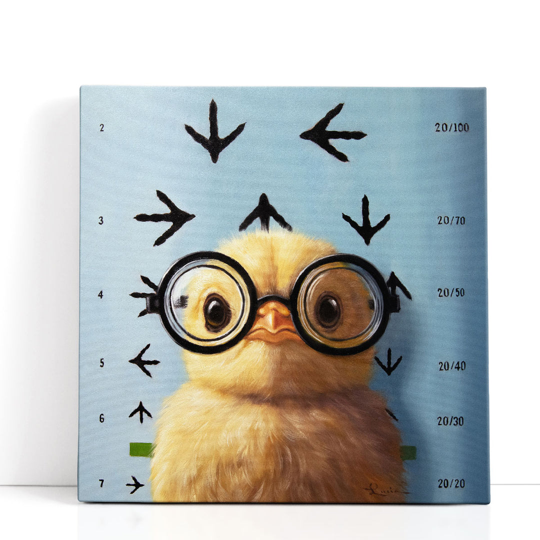 Four Eyes Chick II - Canvas Print Wall Art