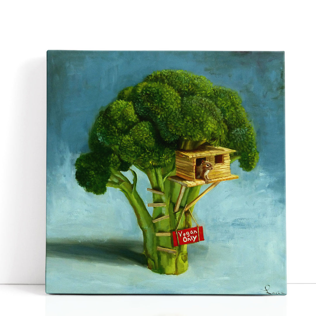 Vegan Only - Canvas Print Wall Art