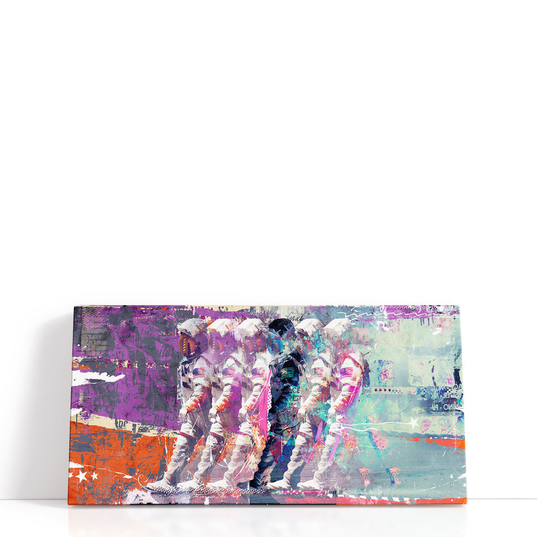 Astronauts Teis Albers - Canvas Print Wall Art