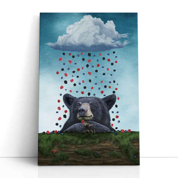A Bear's Dream - Canvas Print Wall Art