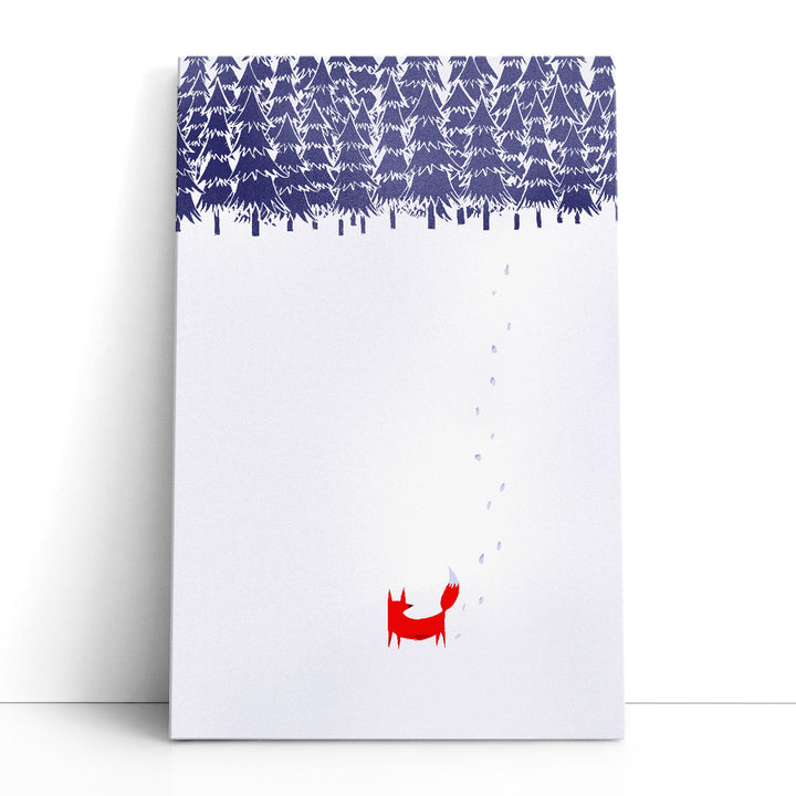 Alone In The Forest - Canvas Print Wall Art