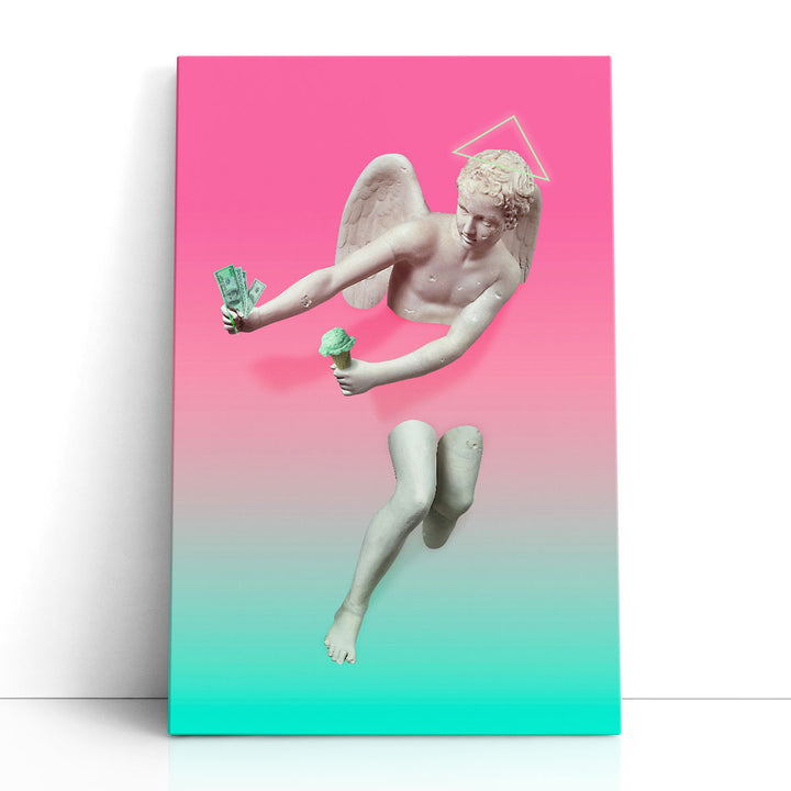 Money And Pistachio - Canvas Print Wall Art