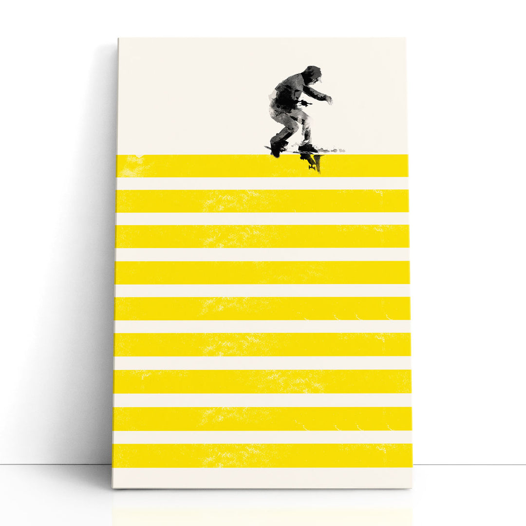 Slide In Stripes - Canvas Print Wall Art