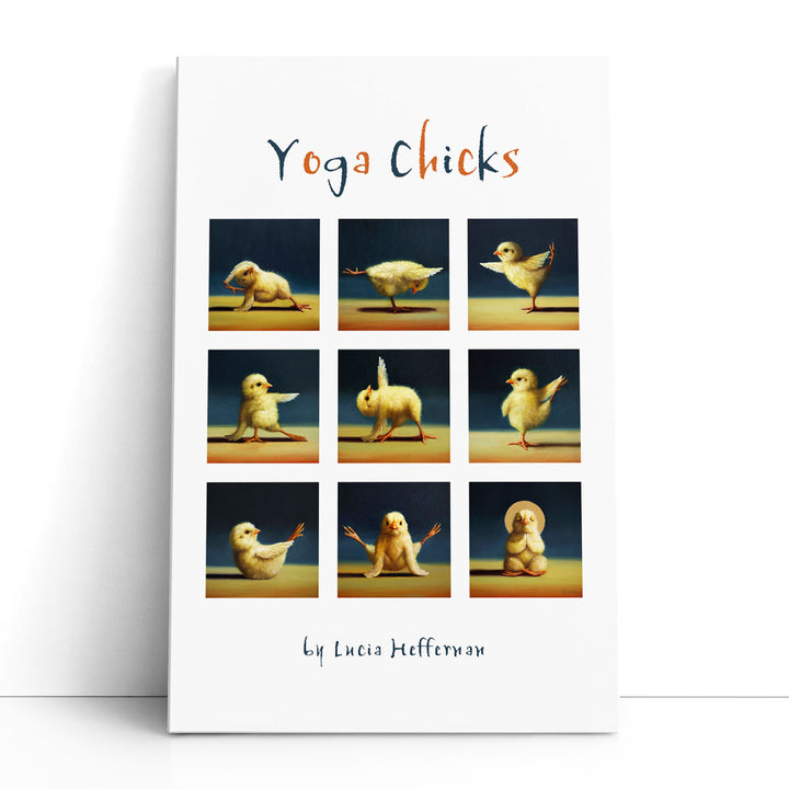 Yoga Chicks Collage - Canvas Print Wall Art