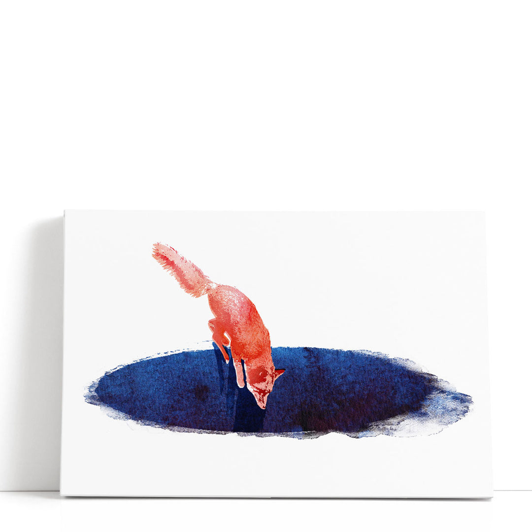 Jump Into Nowhere - Canvas Print Wall Art