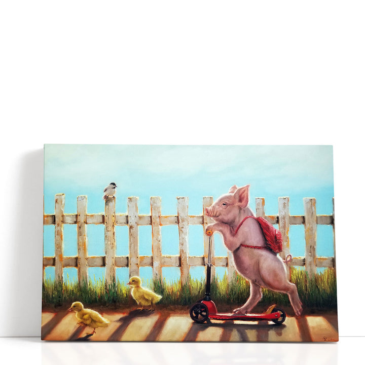 Summer Stroll - Canvas Print Wall Art