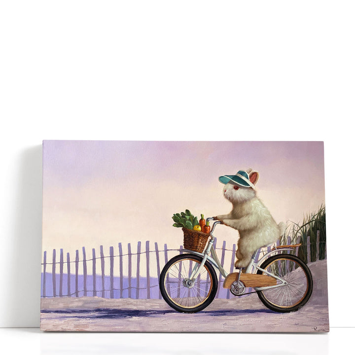 Beach Bunny - Canvas Print Wall Art