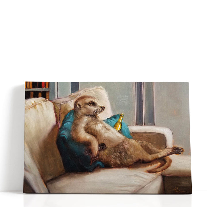 Couch Potato - Canvas Print Wall Art