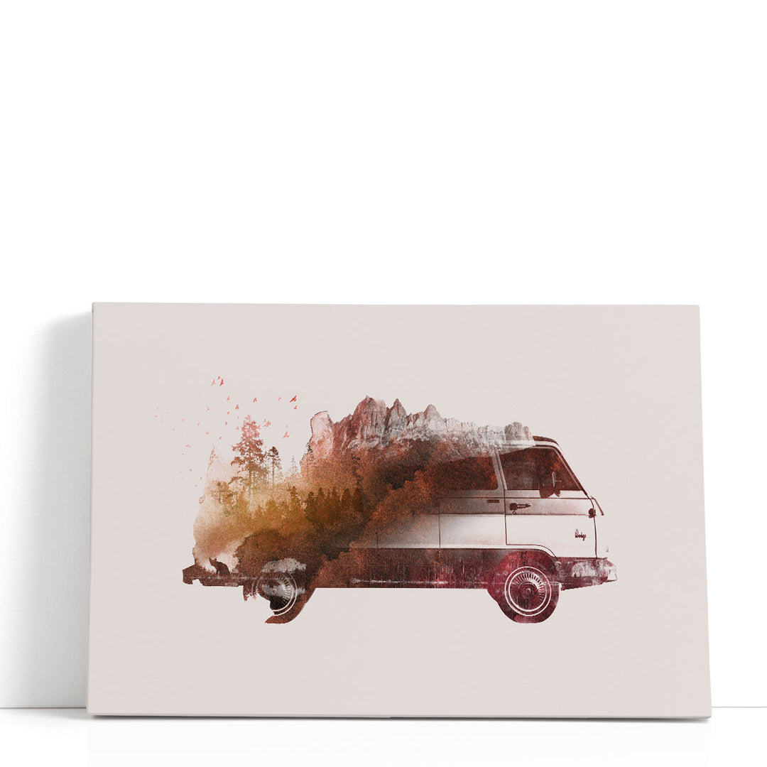 Drive Me Back Home 1 - Canvas Print Wall Art