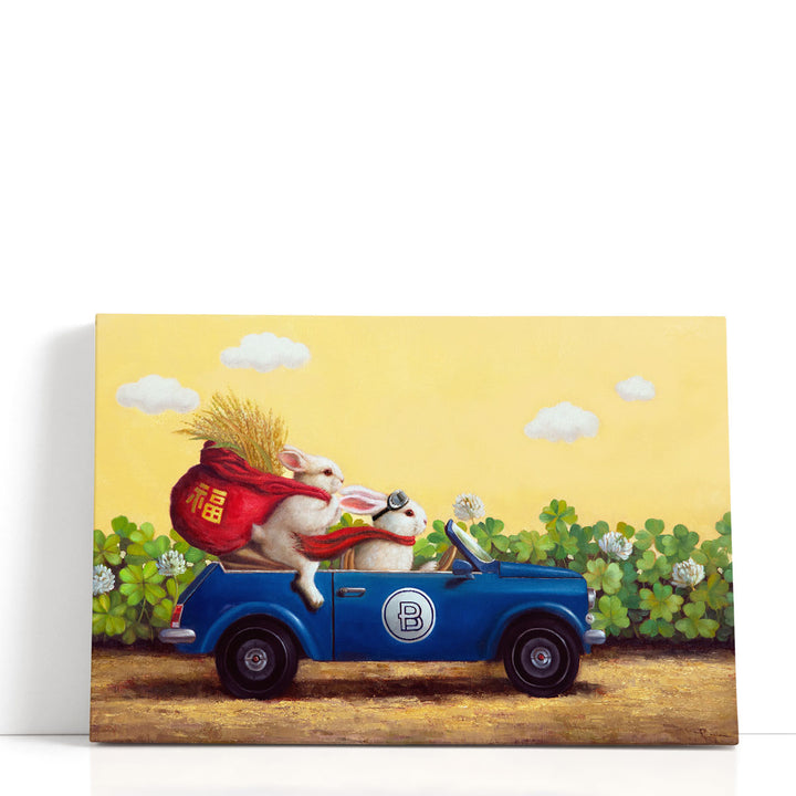 Family Drive - Canvas Print Wall Art