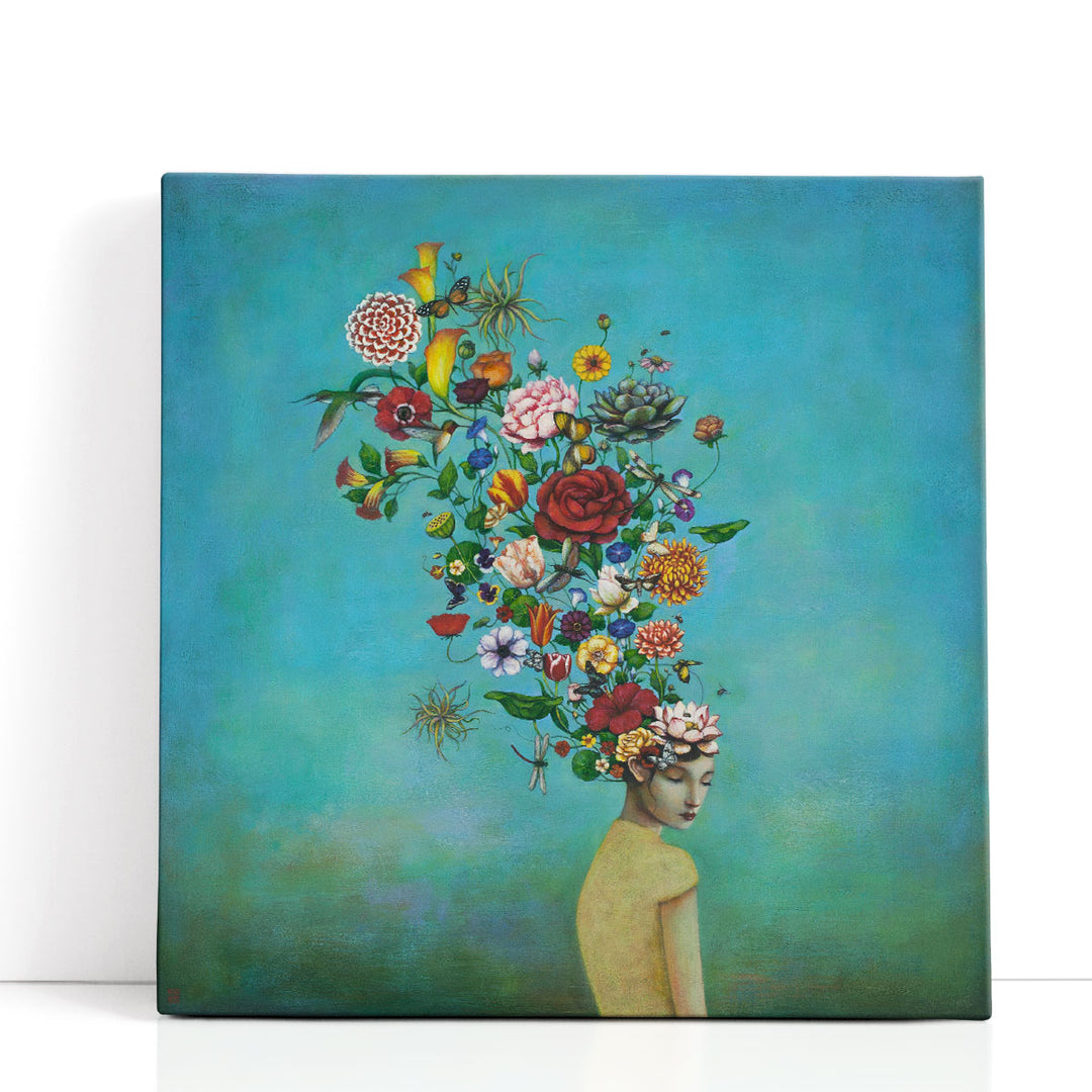 A Mindful Garden - Canvas Print Wall Art